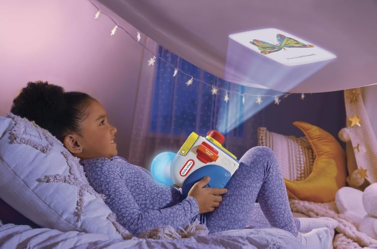 Little Tikes Story Dream Machine World of Eric Carle The Very Story Collection, Juego de Libros Storytime, animación DreamWorks, Personaje de reproducción de Audio, Juguete de Aprendizaje para niños