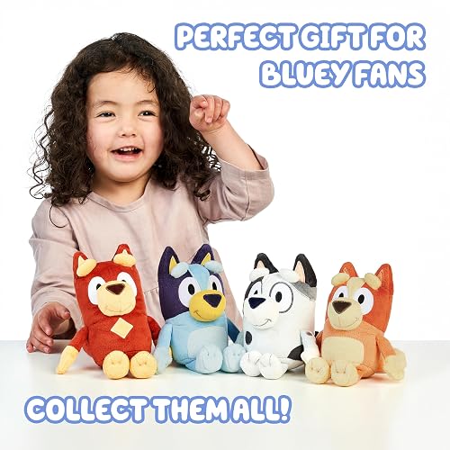 Bluey & Bingo 13066 - Mini Paquete de 2 Unidades | Animales de peluche para la hora de espectáculo, hora de cuentos o siestas; juguetes Bluey para preescolares y fanáticos a