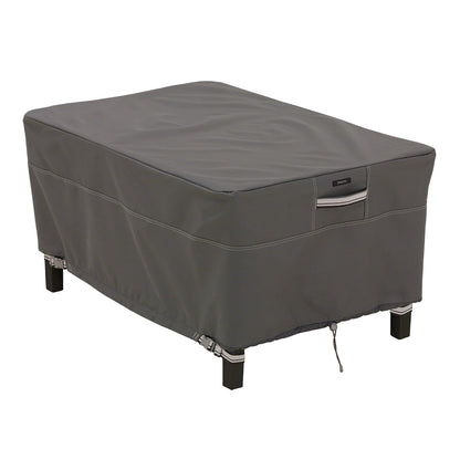 Classic Accessories Ravenna - Funda Rectangular para Mesa de Patio o otomana de 32 Pulgadas, Resistente al Agua