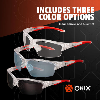 ONIX Pickleball Owl - anteojos Protectoras cómodas, seguras y Antideslizantes, diseño Moderno y Ligero