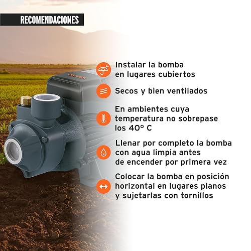 Truper BOAP-1A2, Bomba periférica 1 HP