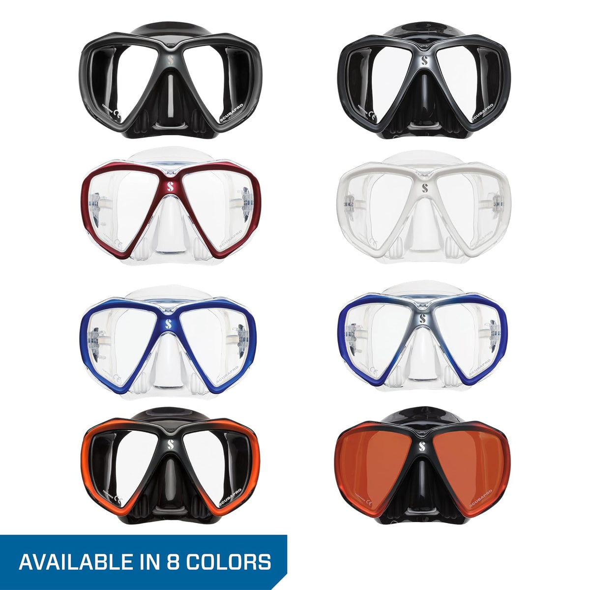 Scubapro Spectra - Máscara de Buceo con 2 Ventanas de bajo Volumen