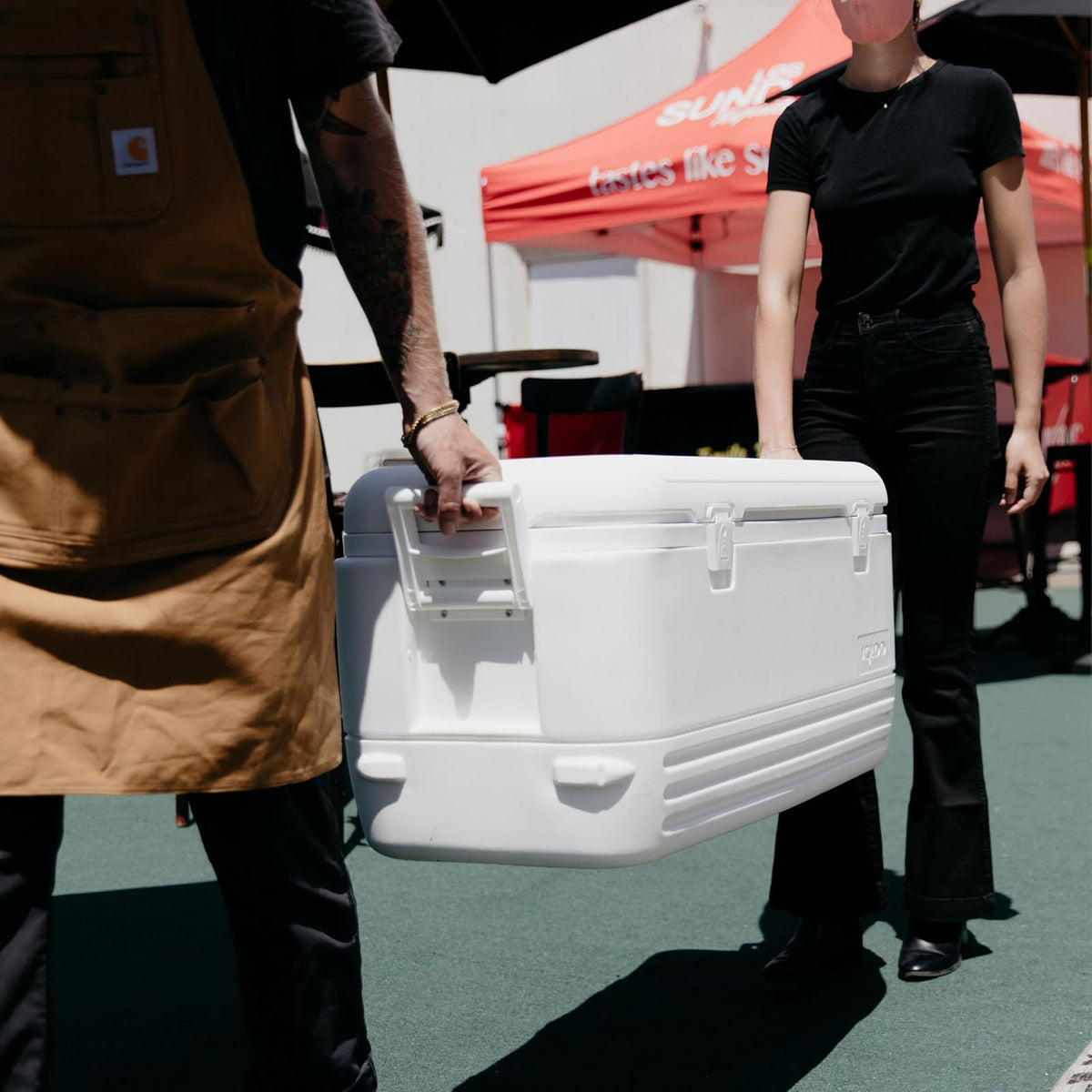 Igloo – Enfriador de Polar (120-quart), Color Blanco