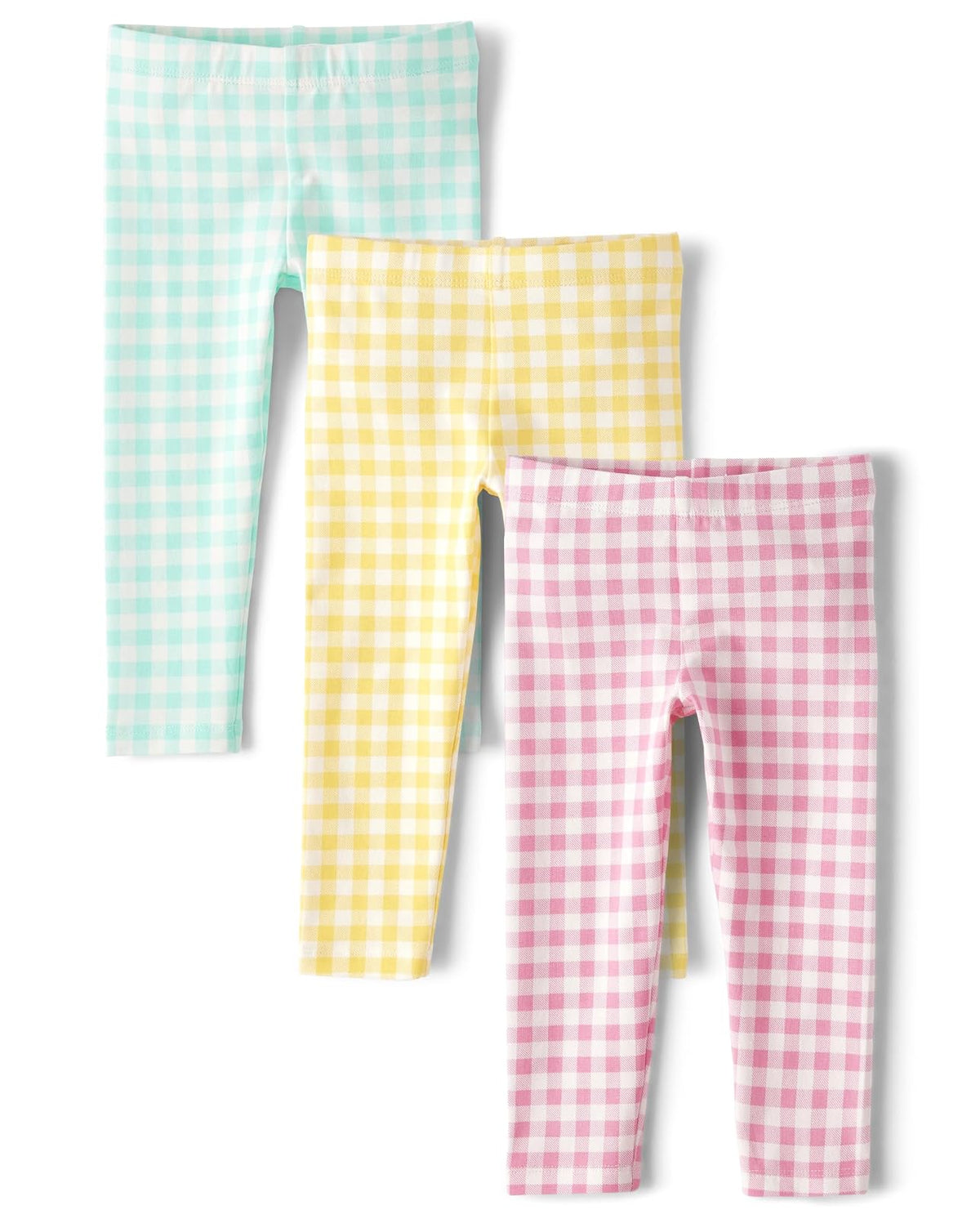 The Children's Place Y Leggings para niños pequeños, Paquete de 3 Leggings para bebés niñas