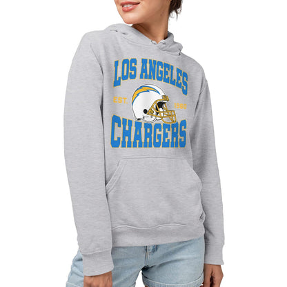Junk Food Clothing x NFL - Casco de Equipo, Sudadera con Capucha Unisex para Adultos para Hombres y Mujeres, con Licencia Oficial de la NFL