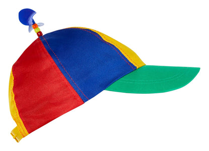 Forum Novelties unisex adult Classic Propeller Hat Costume Headwear, Multi, One Size US