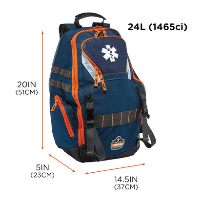 Ergodyne Arsenal 5244 de primeros auxilios Mochila Bolsa para EMS, policía, bomberos, y otros para Kit de primeros auxilios, Uso de bolsas de salto y traumas
