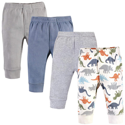 Touched by Nature Pantalones de Algodón Orgánico para Bebé - Dinosaurios atrevidos - 9-12 Meses