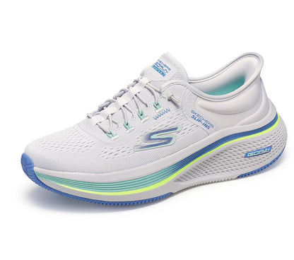 Skechers Go Run Elevate 2.0 Banyan Tenis Sin Cordones para Mujer - 22.0 cm - Gris - Azul