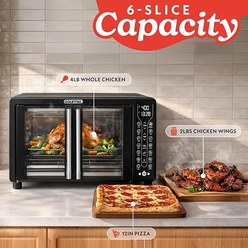Digital Air Fryer Oven 6-Slice