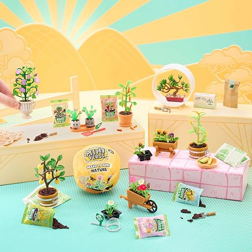 MINIVERSE, Figuras Miniatura, Set de Plantas y Flores, Miniverse Make It Mini Nature Serie 3, Cápsula Misteriosa