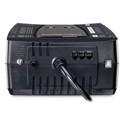 CyberPower UPS No-Break AVRG900LCD 900VA / 480W, Línea Interactiva, Pantalla LCD, Regulador (AVR), 12 contactos, Garantía 3 años incluye batería