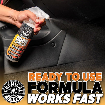 Chemical Guys Ghosted Eliminador Completo del Olor Interior de Vehículos, Excelente para Automóviles, Camiones, Todoterrenos, Autocaravanas, Hogar, Oficina y Más, 473 ml