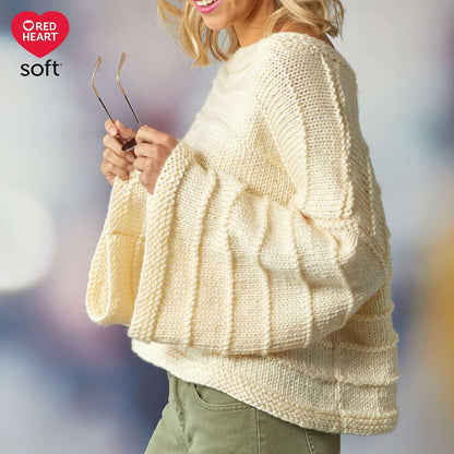 Red Heart - Hilo blanco suave - Paquete de 3 unidades de 141 g/5 oz - Acrílico - 4 Medianos (Peinado) - 256 yardas - Tejer/Crochet