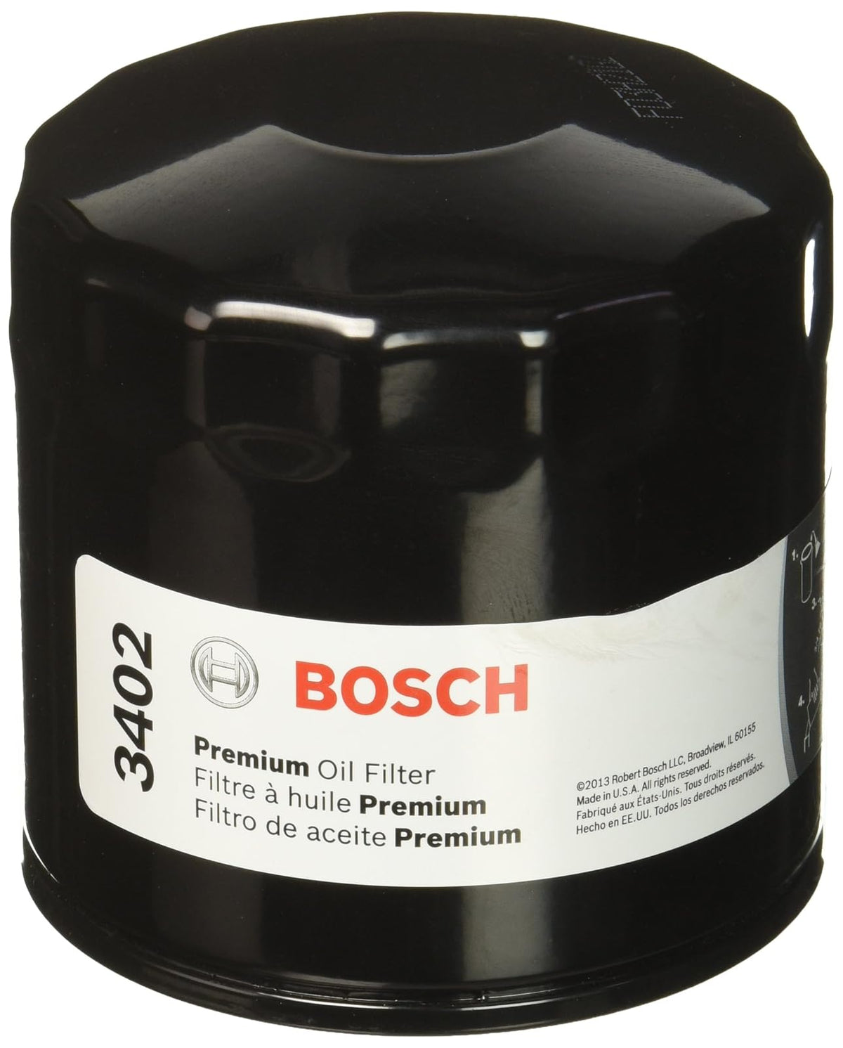 Bosch Premium Filtech Filtro de Aceite - 3402