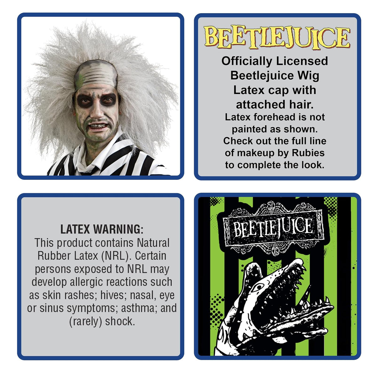 Rubie'S Peluca para Adulto Beetlejuice