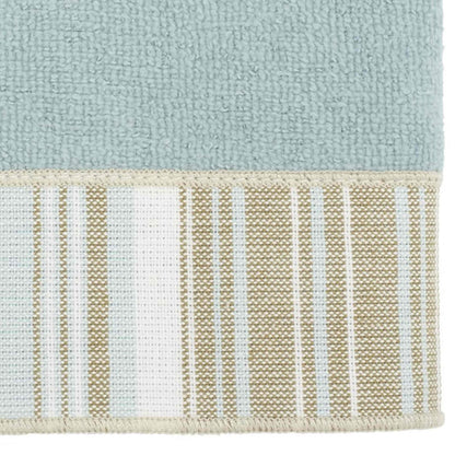 Avanti Linens - Juego de Toallas de 3 Piezas, algodón Suave y Absorbente, decoración Costera del hogar (por The Sea Collection, Mineral)