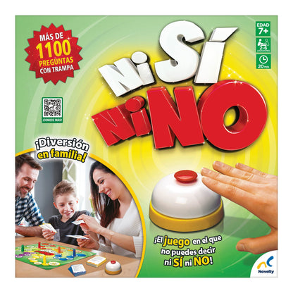 Novelty Corp Ni Si Ni No, Juego de Mesa, Juegos Clásicos y Tradicionales para 2-4 Jugadores, Edad Recomendada: 8 Años en Adelante