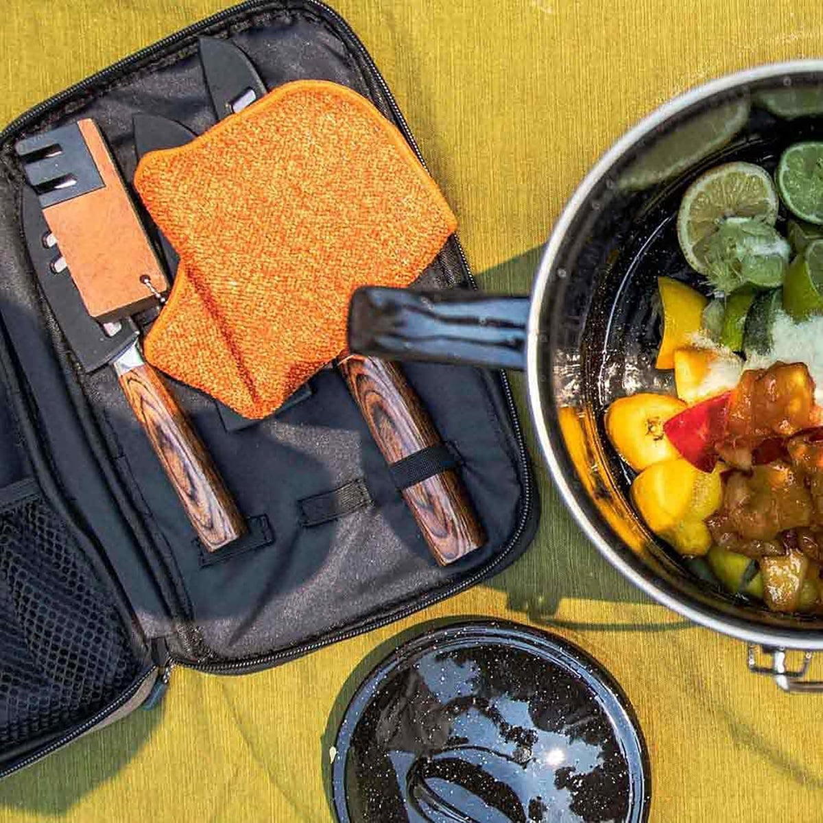 GSI Outdoors 90022 - Paño de Limpieza para Platos de Campamento, tamaño Grande, Reutilizable de Dos Caras