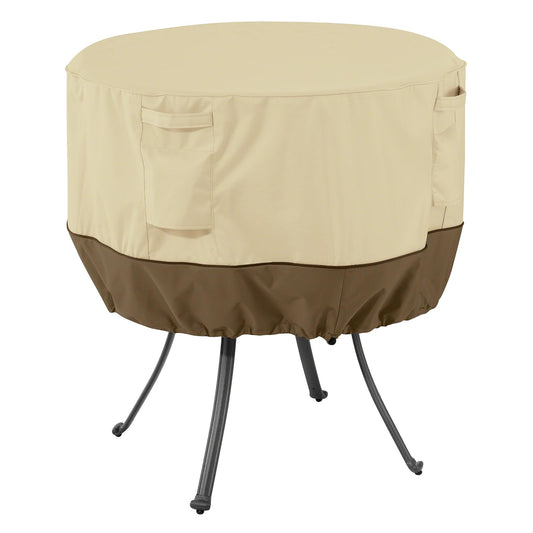 Classic Accessories Veranda Round Patio Table Cover - Durable and Water Resistant Patio Set Cover, Medium (55-568-011501-00)