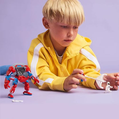 LEGO® Marvel Armadura Robótica de Spider-Man vs. Anti-Venom Juego de Aventuras de superhéroes con Figura de Juguete para Construir y Minifiguras, para niños de 6 años o más 76308