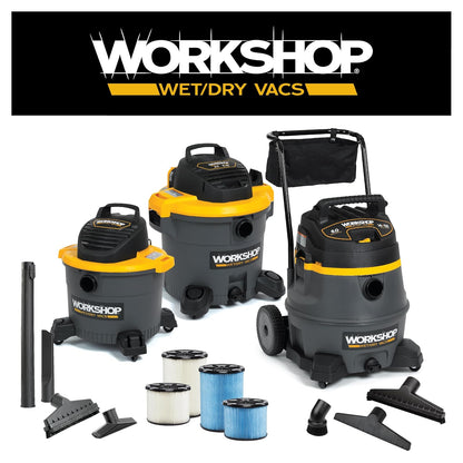 Taller mojado/seco Vacs 3 A 4.5-gallon Filtro de polvo fino para aspiradora de seco y mojado