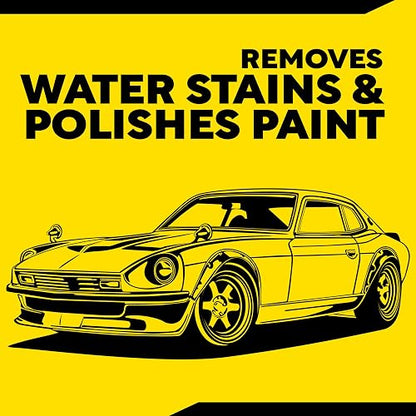 Meguiar's Oficial Classic Removedor De Marcas De Agua A3714 473 ml | Removedor de manchas de agua y pulido, elimina las manchas de agua de la pintura, el vidrio y el cromo