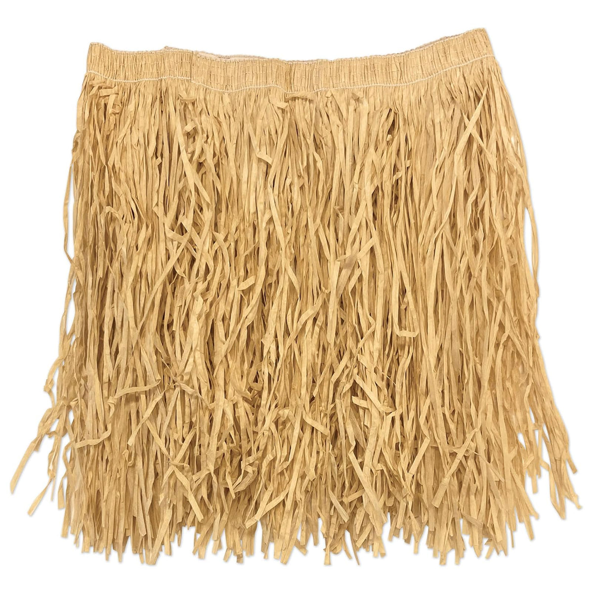 Beistle 54581-N Adult Mini Hula Skirt, 36-Inch Width by 16-Inch Length, Tan - beige