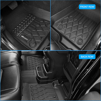 Nilight TPE - Alfombrillas de Piso para Chevy Malibu 2016, 2017, 2018, 2019, 2020, 2021, 2022, 2023, 2024, 2025, para Todo Tipo de Clima, Ajuste Personalizado