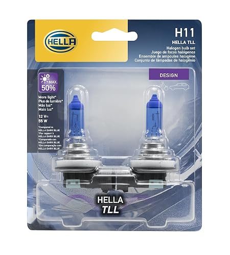 Hella H11XE-TLL Kit de 2 Focos TLL H11. Número de Parte : H11XE-TLL en blister. Luz tipo Xenon