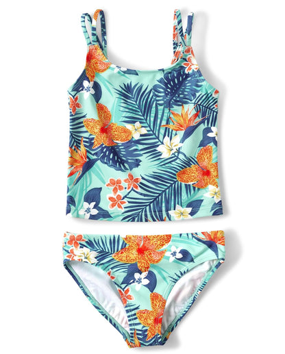 The Children's Place Traje de baño Tankini sin Mangas Tankini para Niñas