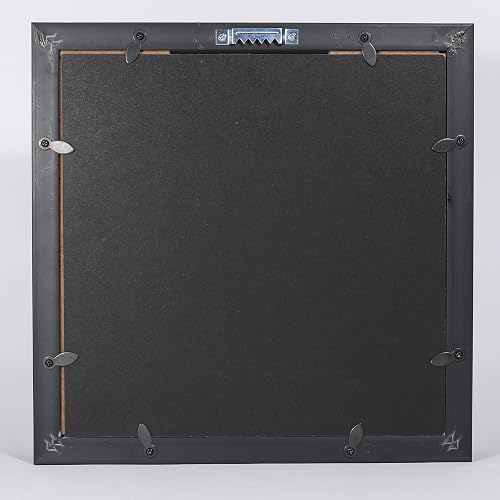 Lawrence Frames - Soporte de corcho Shadow Box para vino, 10 x 10, negro