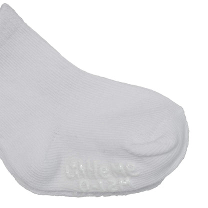 Little Me - Calcetines para bebé (20 pares, 0-12/12-24 meses), color blanco