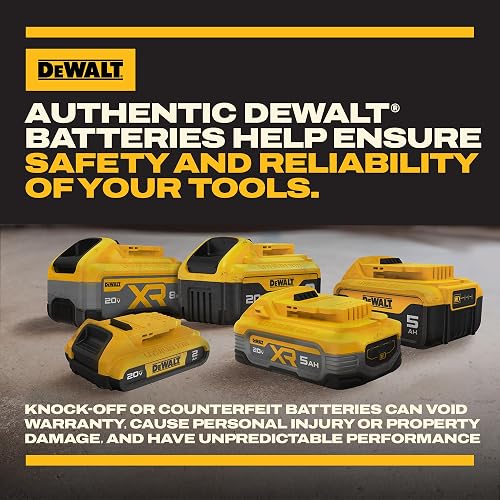 DEWALT Batería Portátil 5 AH, Ion de Litio, 20V MAX, DCB205