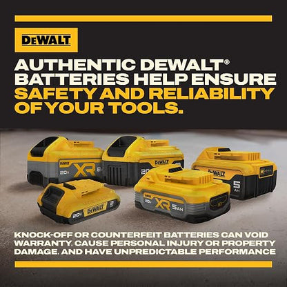 DEWALT Paquete De 2 Baterías De Iones De Litio De 20 V Max 5 Ah (Dcb205-2)