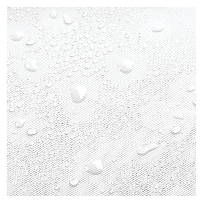 InterDesign forro libre de moho PEVA calibre 3 para ducha, 72 x 72 (183 cm x 183 cm), blanco