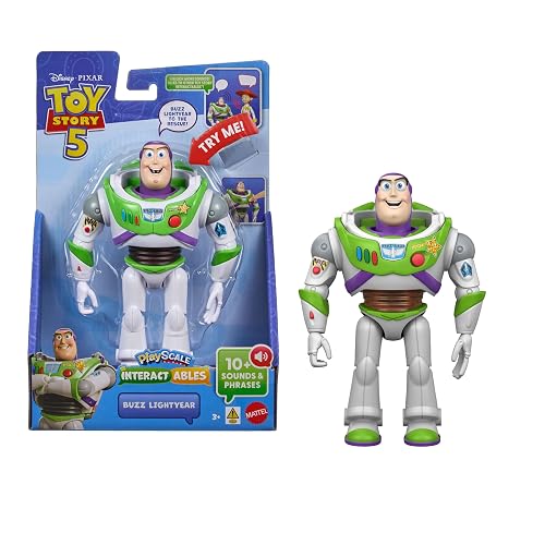 Mattel Pixar Toy Story 5 Figura de Acción Buzz Parlante de 7 Pulgadas 3+