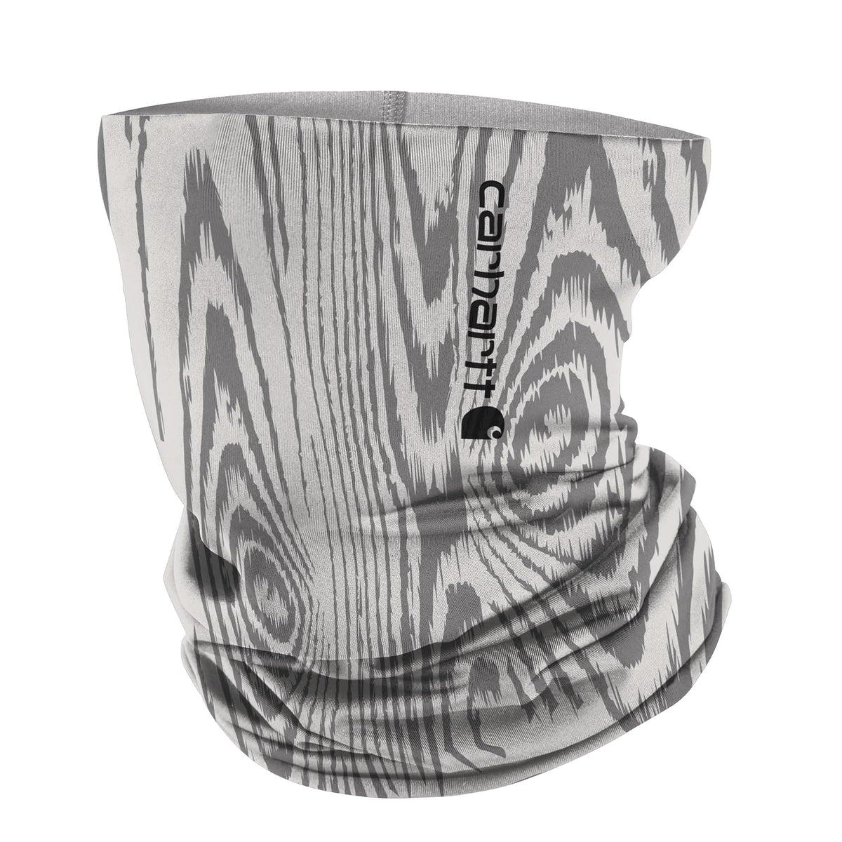 Carhartt Force UPF 50+ Polaina de Cuello para Todas las Estaciones - Talla Única - Estampado de grano de madera, gris claro - gris nube