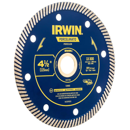 IRWIN Disco de diamante turbo para Porcelanato 4-1/2" (IW57450)