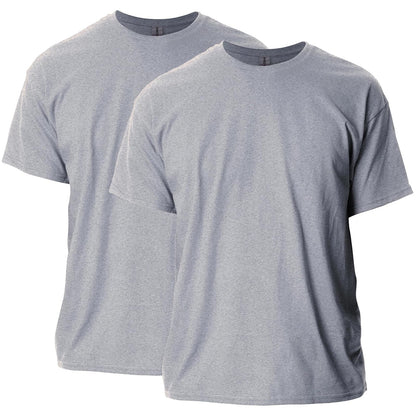 Gildan Playera Tipo Tank de Algodón para Hombre, G220 - G - Sport Grey (2 unidades)