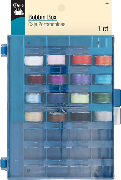 Dritz Caja de bobina, 32, azul