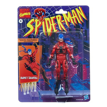 Marvel Legends Series Marvel'S Tarántula, Spider-Man Legends - Figuras de acción coleccionables de 6 Pulgadas