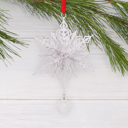 Hallmark Dimensional Copo de Nieve 2025 Adorno de Navidad, Copo de Nieve
