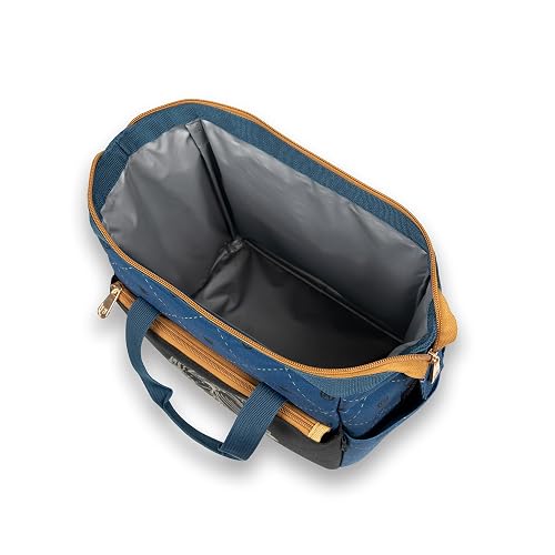 ONIVA - a Picnic Time brand Go, Soft Cooler Box Lonchera aislada, 10 x 6 x 10.5, Harry Potter Ravenclaw - Negro con detalles azules