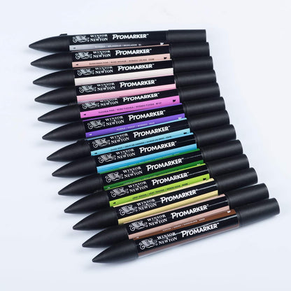 Winsor & Newton Promarker Marcador, Rojo (Burgundy 075), 1 Unidad