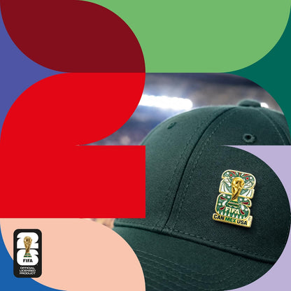 Wagon International Pin de Emblema de países anfitriones 2D - Mexico con Licencia Oficial de la Copa Mundial DE LA FIFA 2026ᵀᴹ