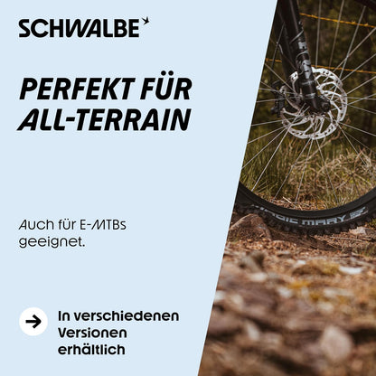 Neumáticos Schwalbe Nobby Nic sin cámara, 29 pulgadas, 5.7 cm de ancho, negro