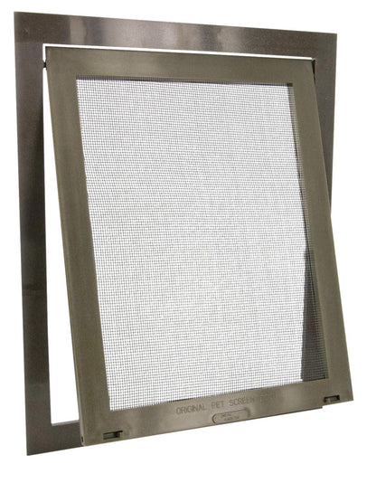 PetSafe NEVER RUST Screen Door - Size Small – For Dogs and Cats up to 30 lb – Use in Screen Doors – Window Screens and Porch Screens