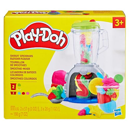 Play-Doh - Licuadora de Batidos Coloridos - Set de licuadora de Juguete - Artículos de Cocina de Juguete - Juguetes para Actividades de Manualidades para niños y niñas a Partir de 3 años