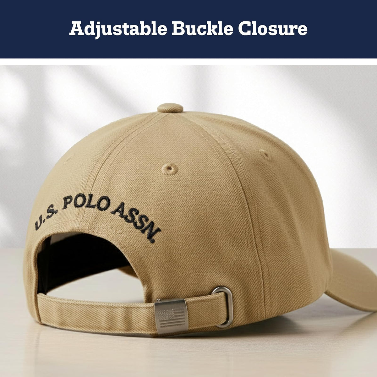 U.S. Polo Assn. U.s. Polo Assn. Gorra de béisbol Ajustable de Sarga de algodón Lavado para Hombre con Logotipo de Pony y ala Curvada Gorra de béisbol para para Hombre